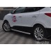 Подножки "Newstar Grey" для Kia Sportage